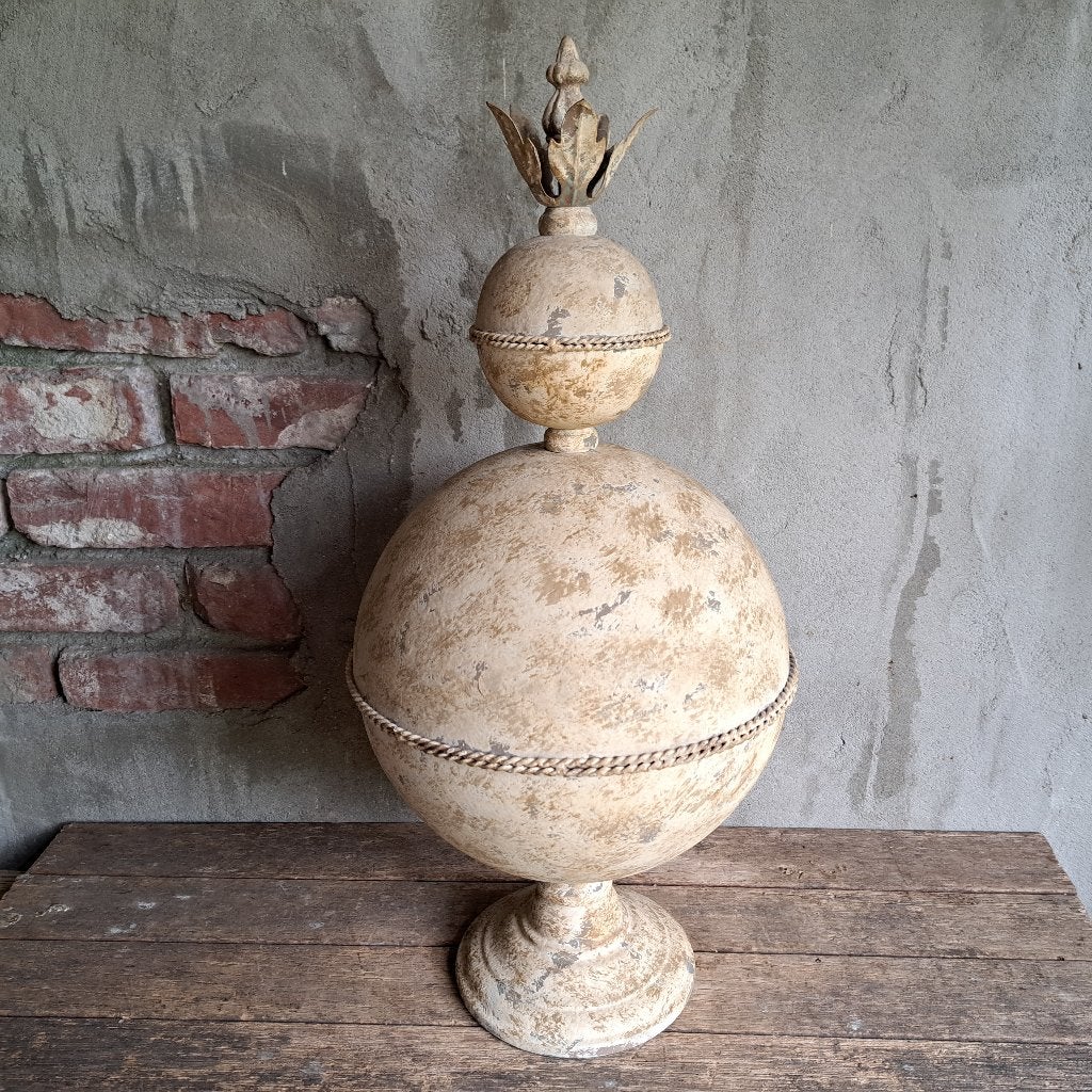 Landelijke metalen pinakel ornament hoogte 56cm *Etage3*, ., Ophalen of Verzenden, Zo goed als nieuw, .