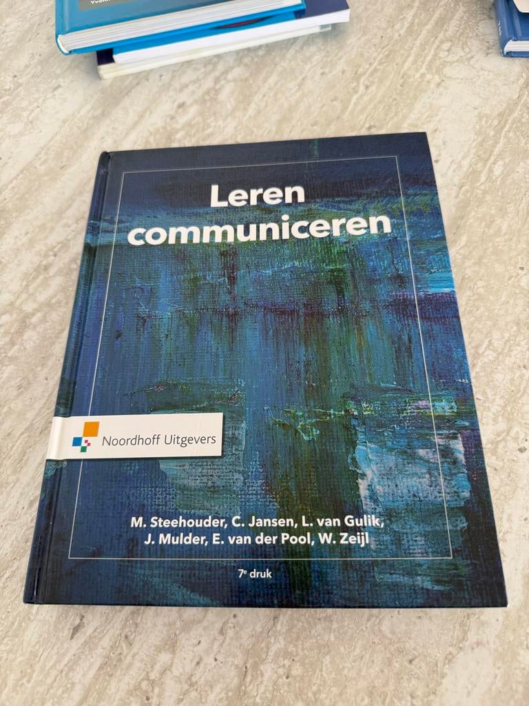 Leren Communiceren - 7e druk - Noordhoff Uitgevers, Ophalen of Verzenden, Zo goed als nieuw