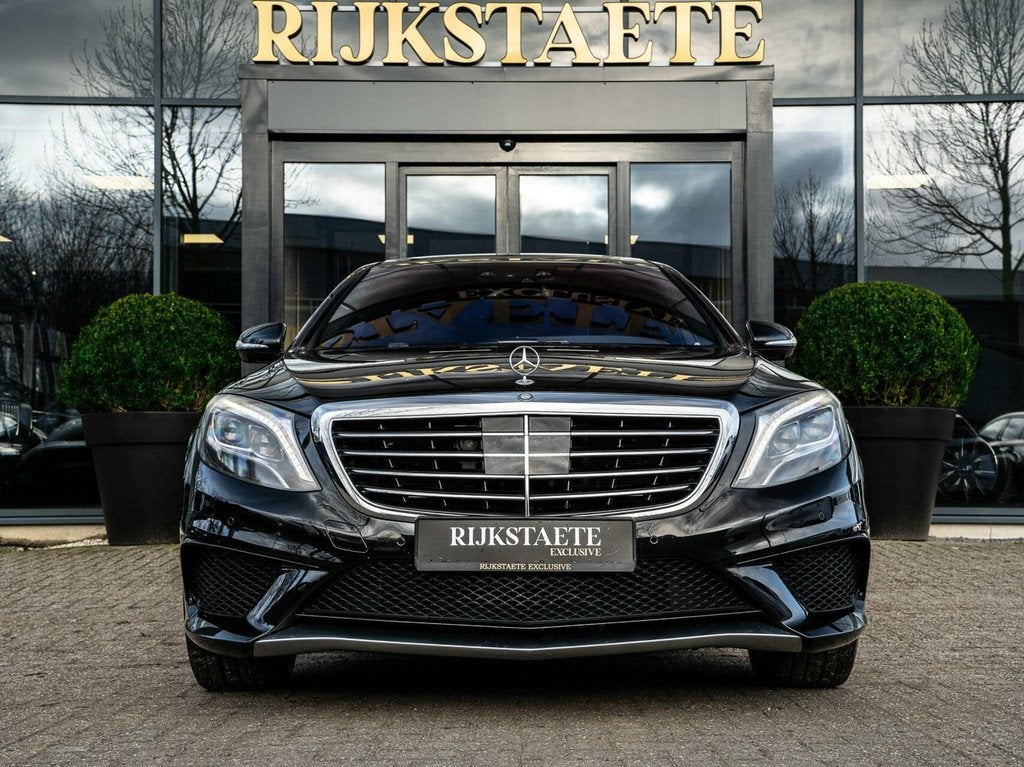 Mercedes S-klasse AMG S63 4Matic Lang|V8|BURMESTER|NIGHTVIS., Auto's, Mercedes-Benz, Automaat, 5461 cc, Blauw, Bedrijf