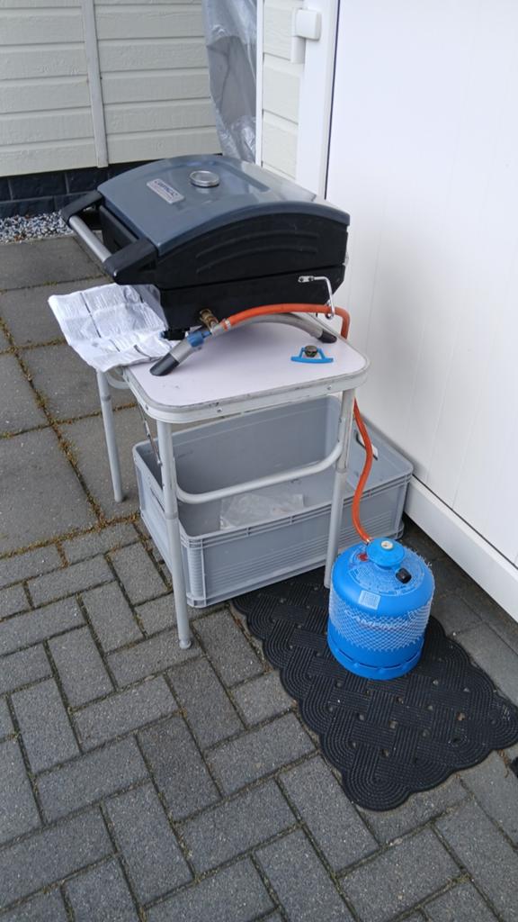 Camping Gaz gasbarbecue, weinig gebruikt., Caravans en Kamperen, Ophalen