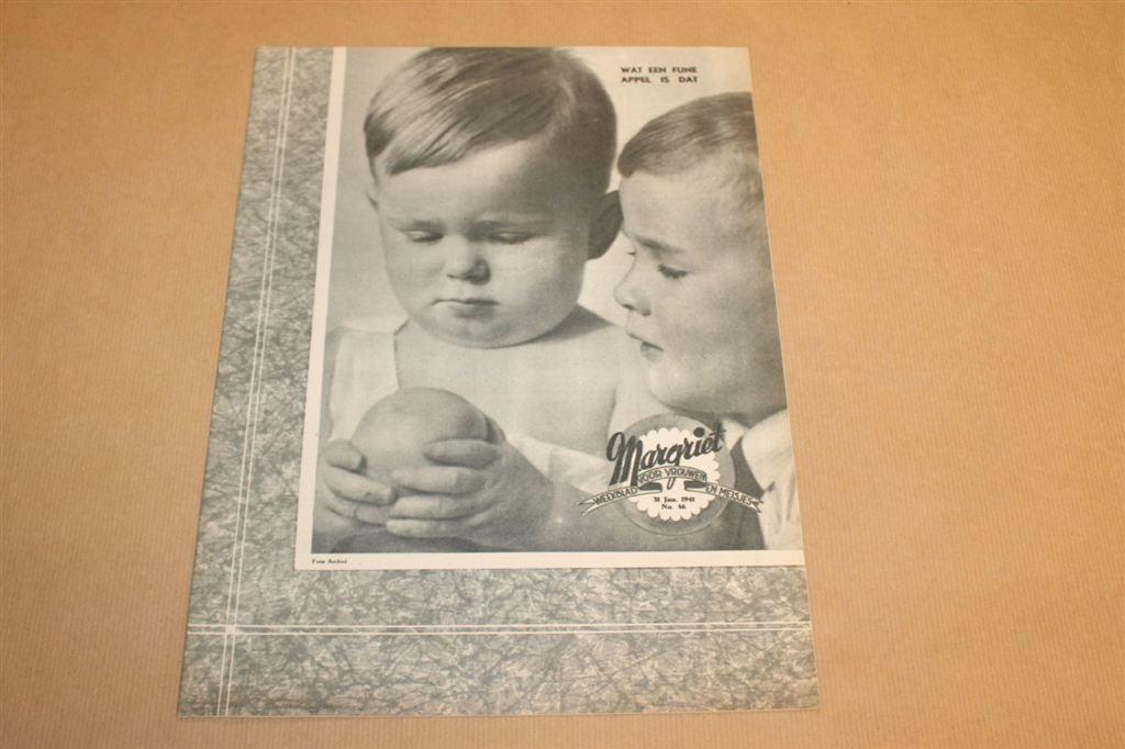 Margriet - 31 januari 1941 - Zeldzaam !!, Ophalen of Verzenden, 1940 tot 1960, Knipsel(s)