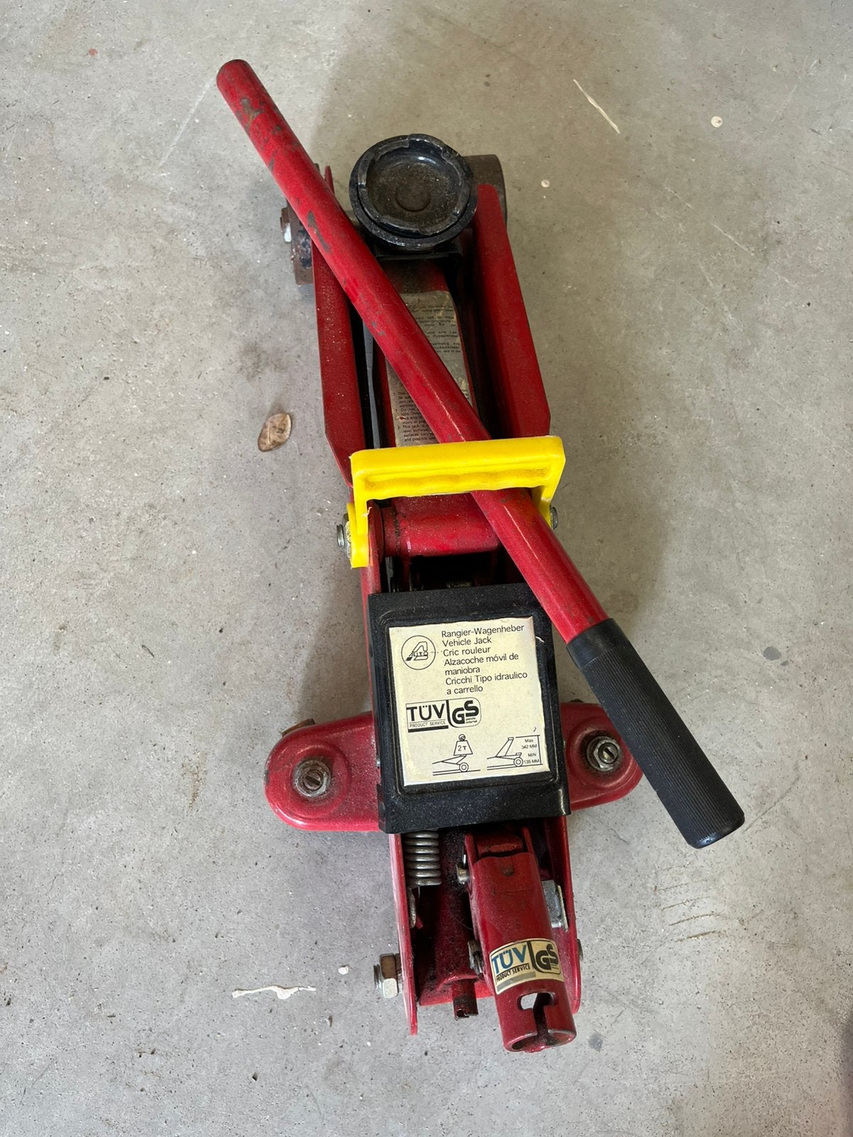 Auto krik TÜV 2 ton, Ophalen, Gebruikt