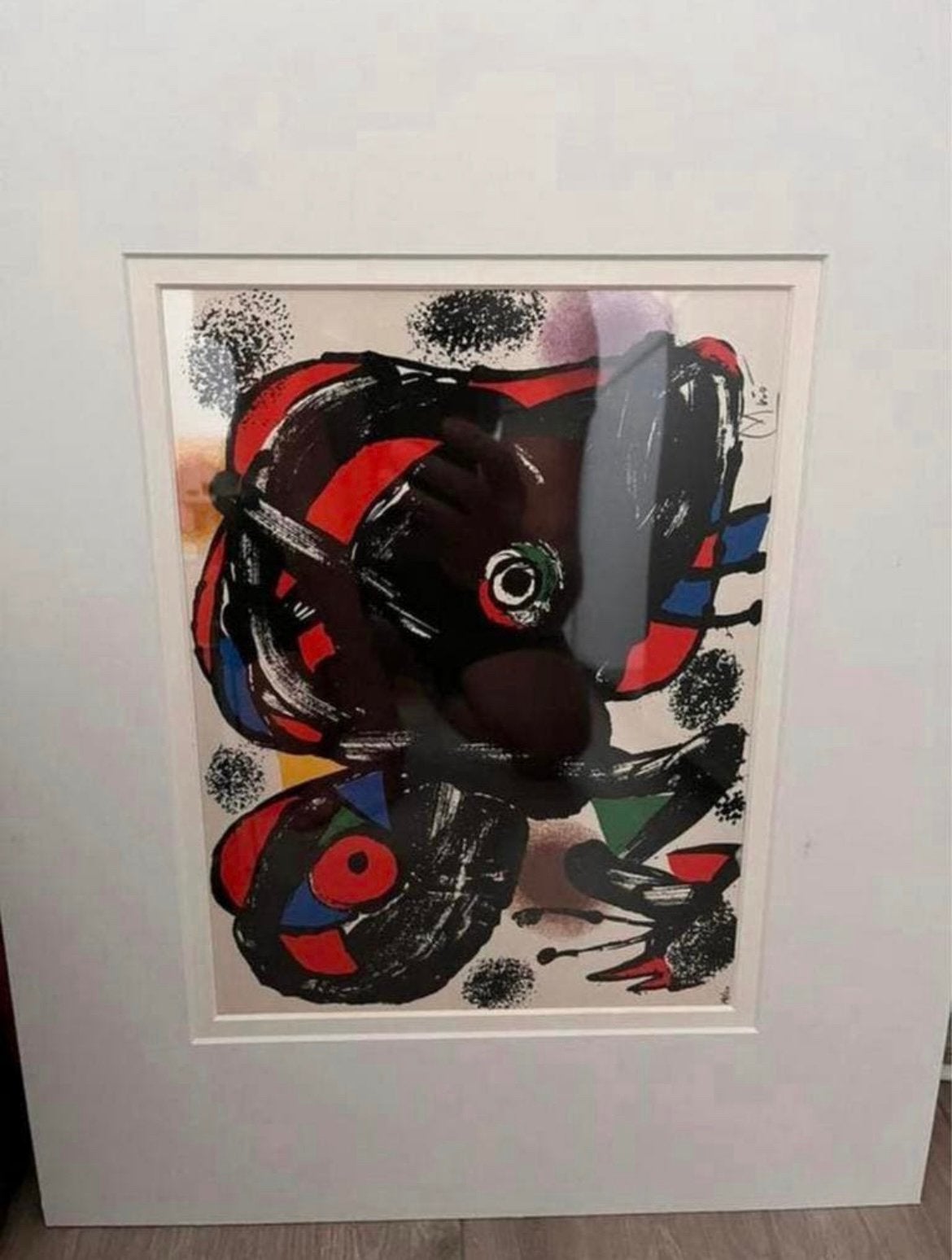 Joan Miro 1893-1983 / Mooie Litho 43x53 cm., Antiek en Kunst, Origineel, Ophalen of Verzenden, Abstract, Lithografie