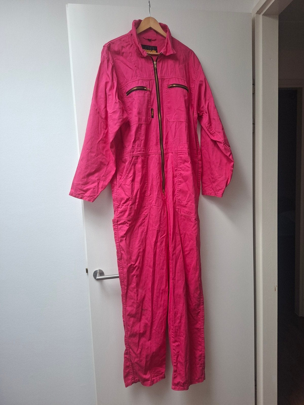 Roze Størvik overall volwassen maat 58, Maat 56/58 (XL), Ophalen of Verzenden, Roze, Gedragen