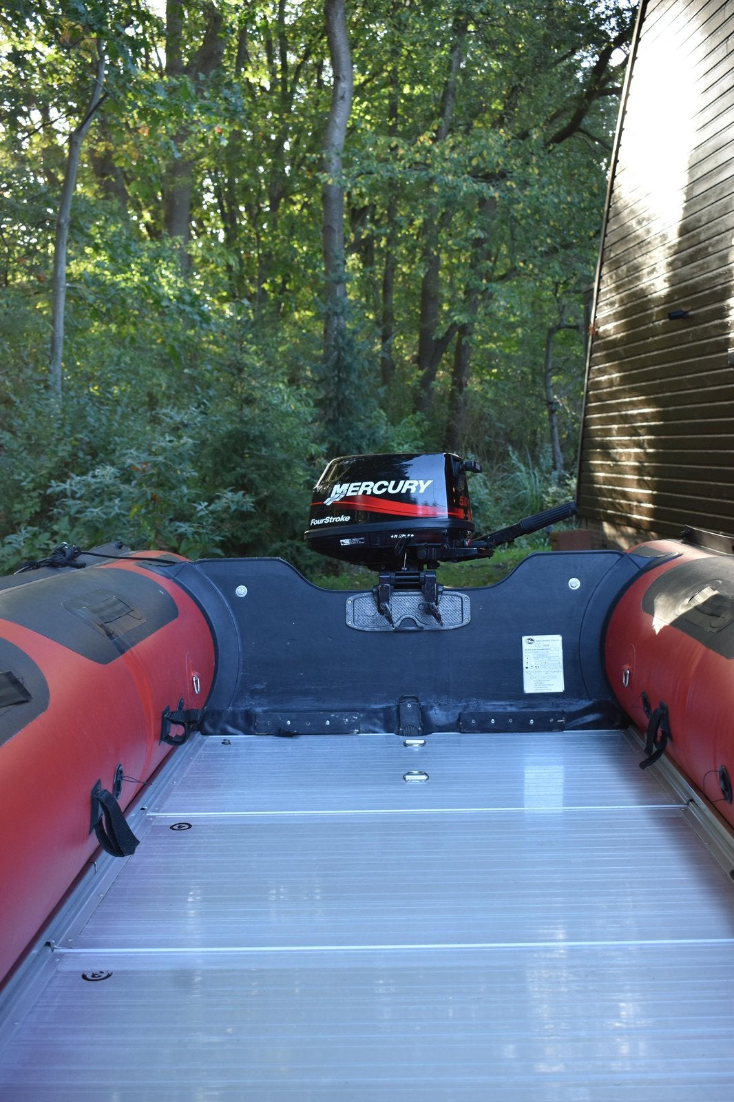 Seamaster Q RIB compleet met Mercury 5 pk en trailer, Watersport en Boten, Ophalen, Aluminium, Gebruikt, 4 m
