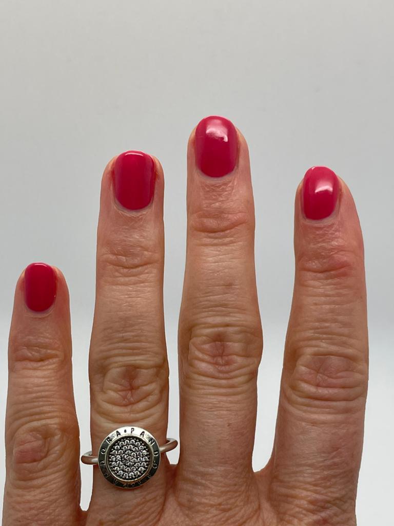 D957 Prachtige zilveren Thomas Sabo ring maat 18,5, 18 tot 19, Ophalen of Verzenden, X, Dame