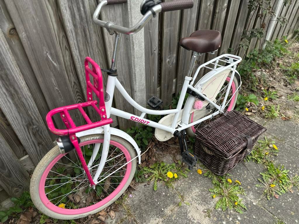 Meisjesfiets 22 inch - Spirit - Met gebruikerssporen, Ophalen, Gebruikt, 22 inch