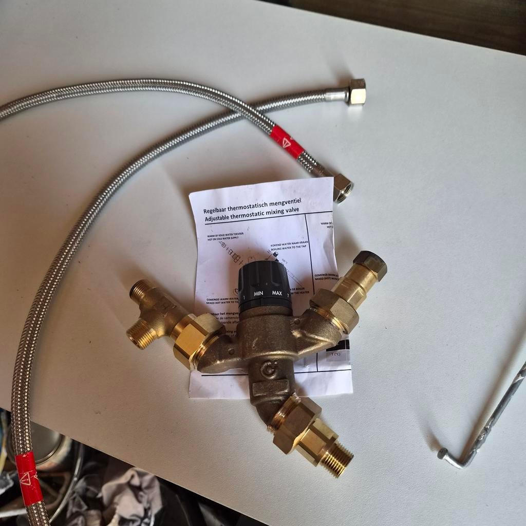 Regelbaar thermostatisch mengventiel, Ophalen of Verzenden