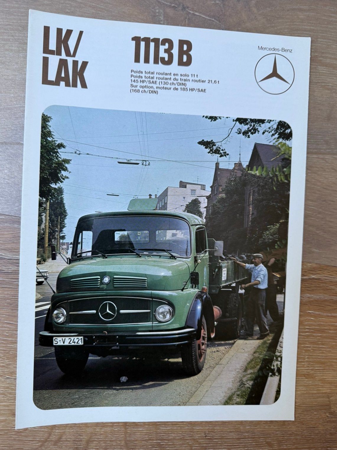 Mercedes-Benz LK/LAK 1113B (Franstalig), Ophalen of Verzenden, Gelezen, Mercedes
