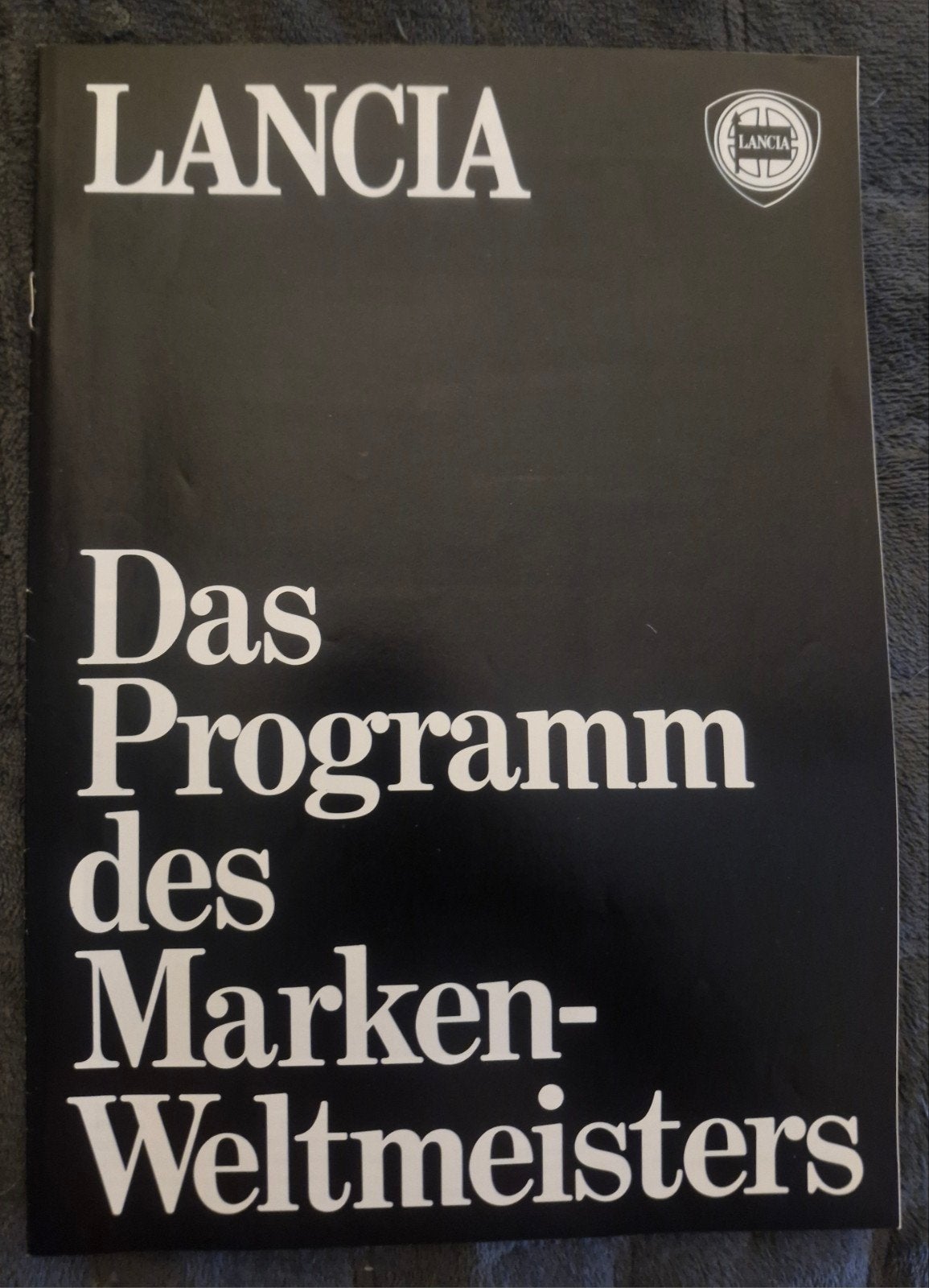 Lancia  Programma Brochure 1981 (DE), Verzenden, Zo goed als nieuw, Overige merken