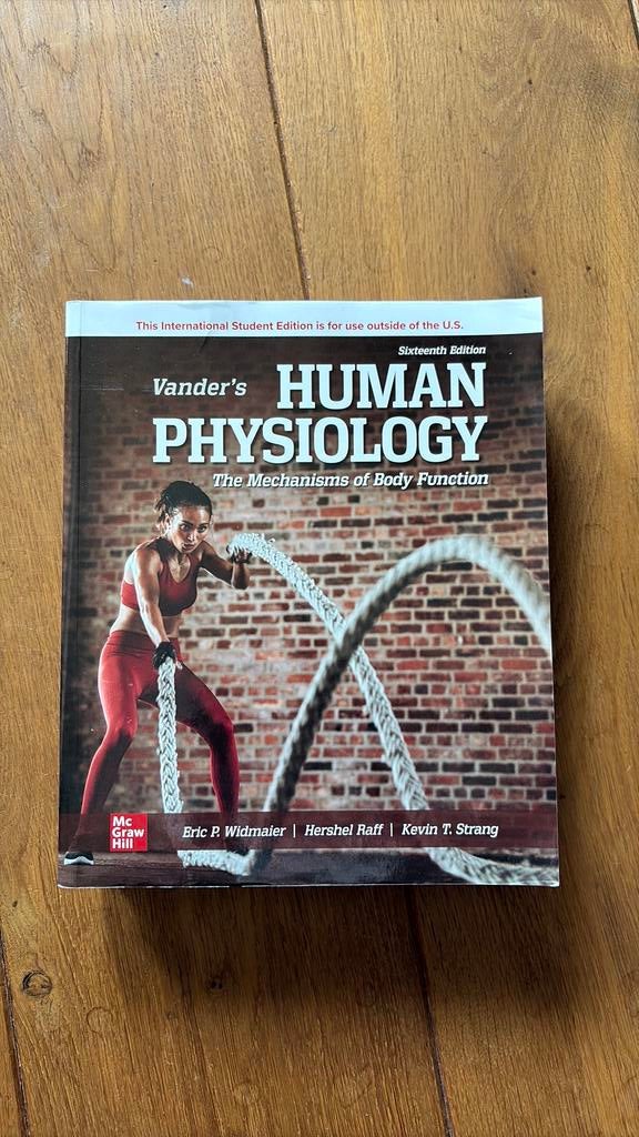 Human physiology, Gelezen, Kevin T. Strang, Hershel Raff, Beta, HBO