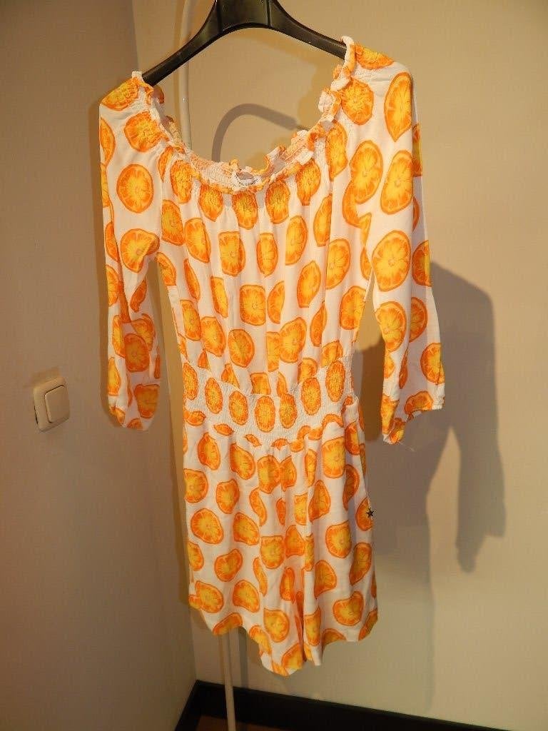 Fabienne Chapot zomerse jumpsuit sinas print wijde hals M, Maat 38/40 (M), Zo goed als nieuw, Fabienne Chapot, Meerkleurig