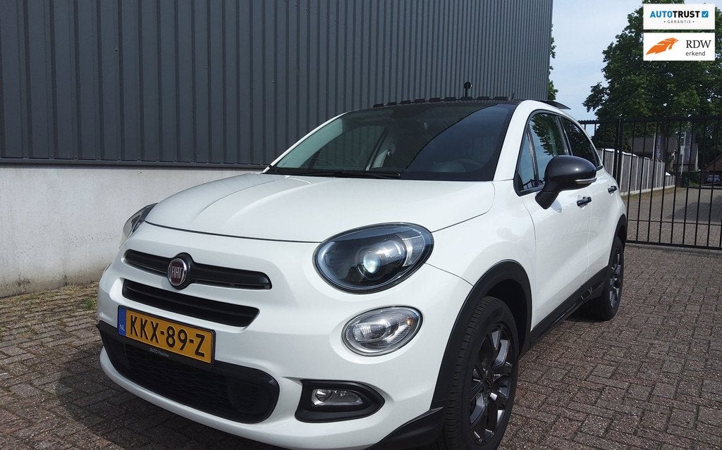 Fiat 500 X 1.6 S-Design|Elektrisch glazen panorama-dak|LED, Auto's, Fiat, Voorwielaandrijving, Automatische klimaatregeling, Gebruikt