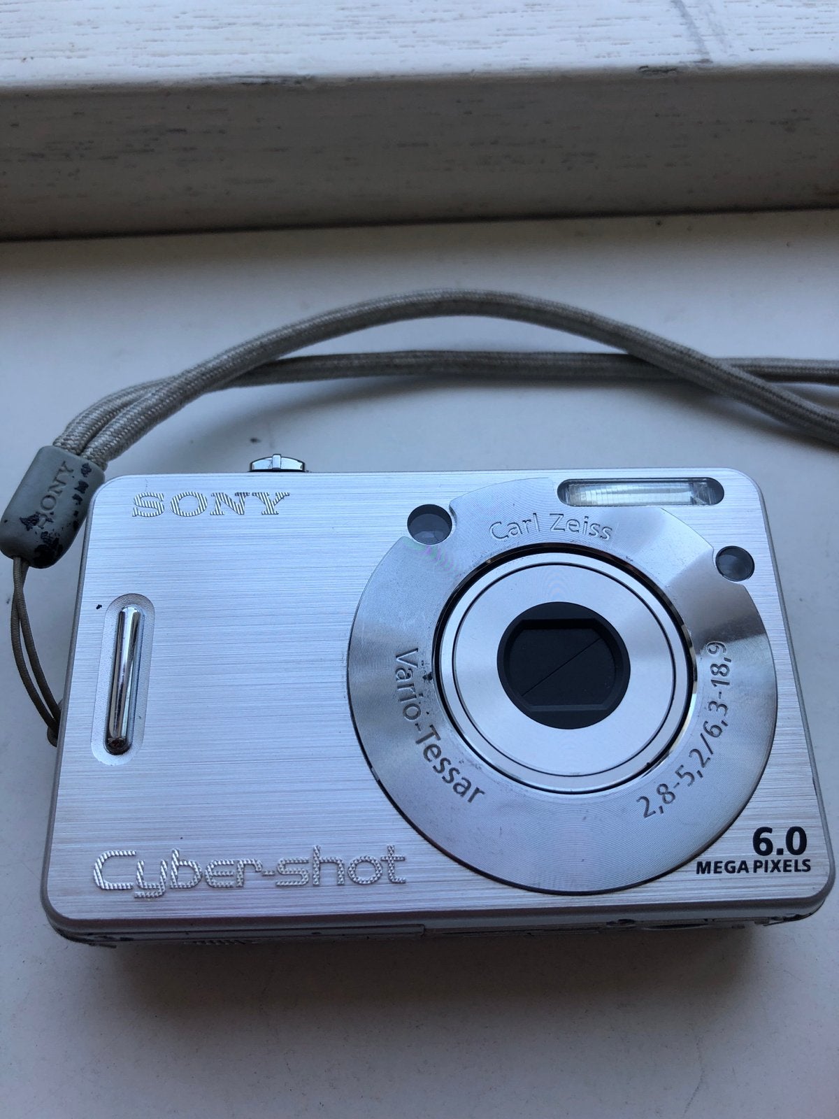 Sony Cyber-shot DSC-W50 Compactcamera - 6.0 Megapixels, Audio, Tv en Foto, Fotocamera's Digitaal, Ingebouwde flitser, Gebruikt