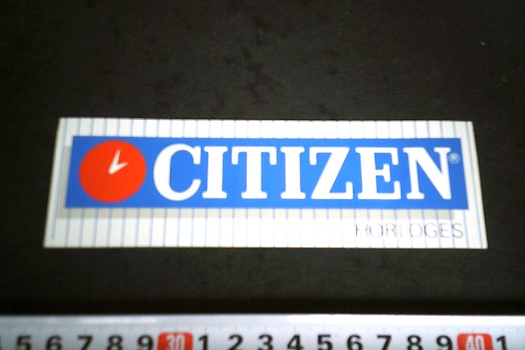 sticker CITIZEN Horloges, Ophalen of Verzenden, Zo goed als nieuw