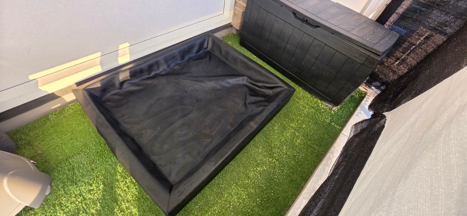 Bia Bed Hondenmand Orthopedisch Zwart Bia-7 (120x100x15 cm), Ophalen, Zo goed als nieuw, Hondenmand