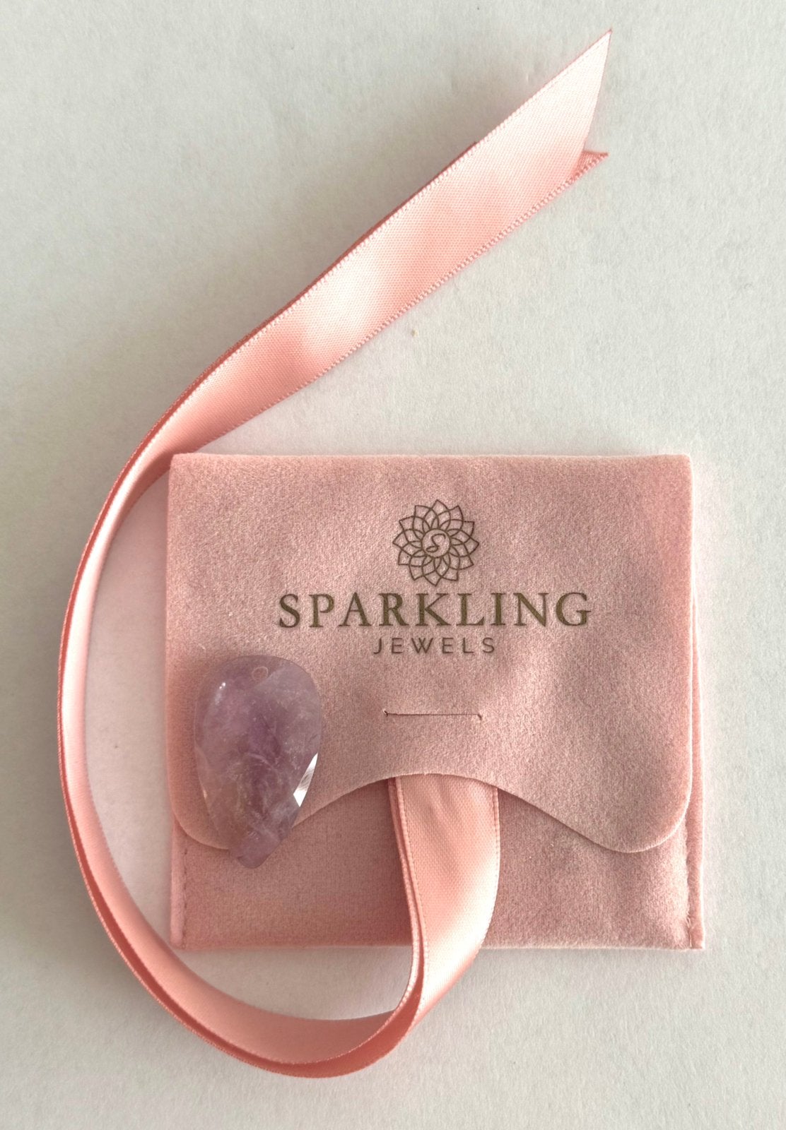 Sparkling Jewels Amethist hanger, Sieraden, Tassen en Uiterlijk, Verzenden, Zo goed als nieuw, Paars, Steen of Mineraal