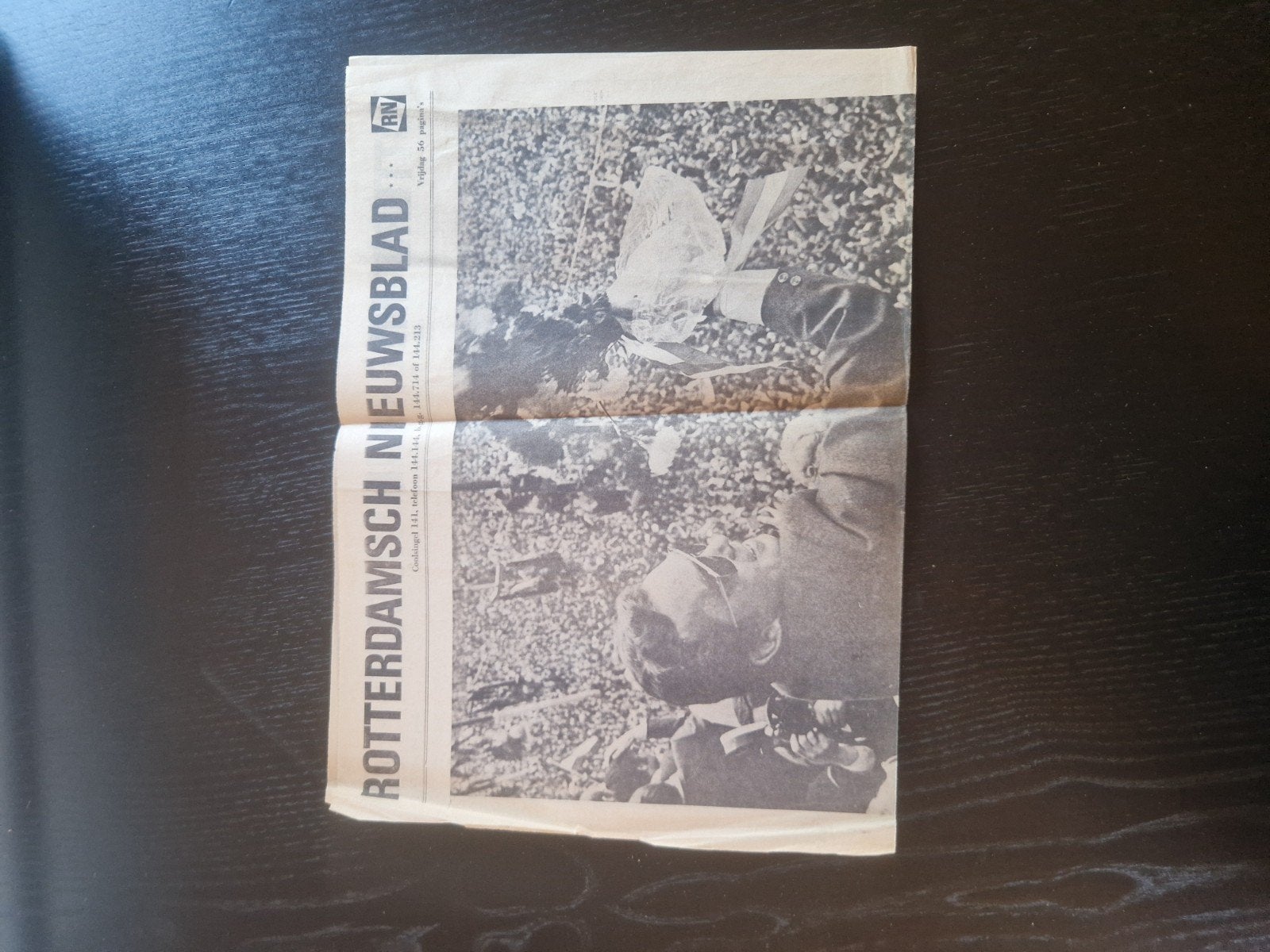 Rotterdamsch Nieuwsblad - Feyenoord Europacup 1970, Verzamelen, Ophalen of Verzenden, 1960 tot 1980, Nederland, Krant