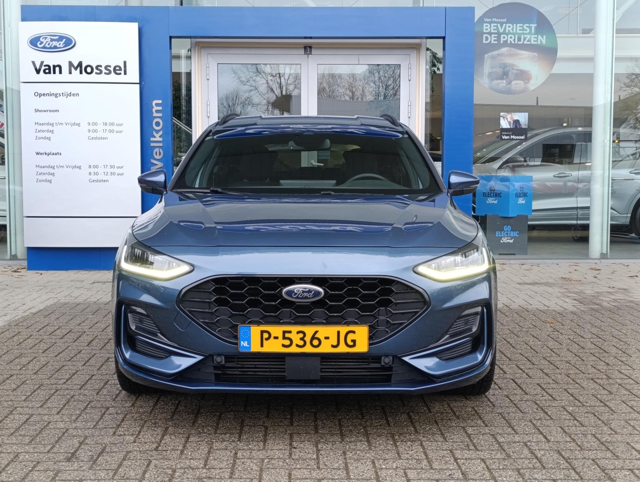 Ford Focus Wagon 1.0 EcoBoost ST Line X Business | Adaptieve, 12 maanden, Gebruikt, Euro 6, Blauw