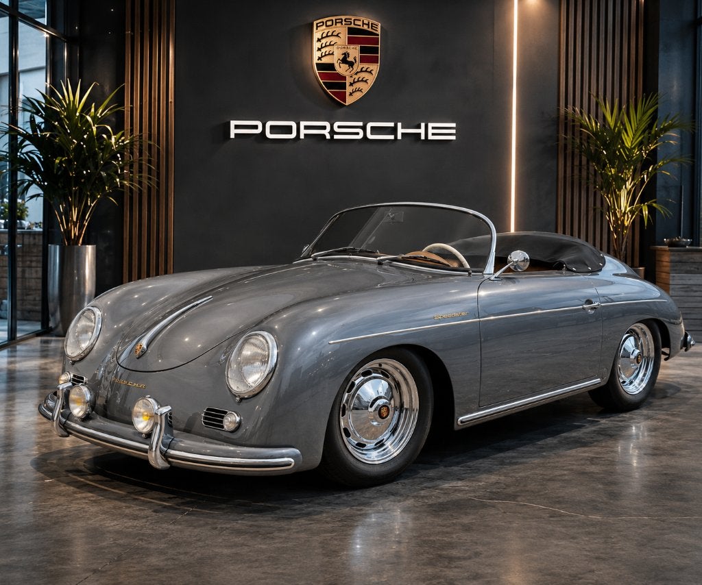 Unieke Porsche 356 Speedster Recreation, Auto's, Overige merken, Achterwielaandrijving, Cabriolet, Bruin