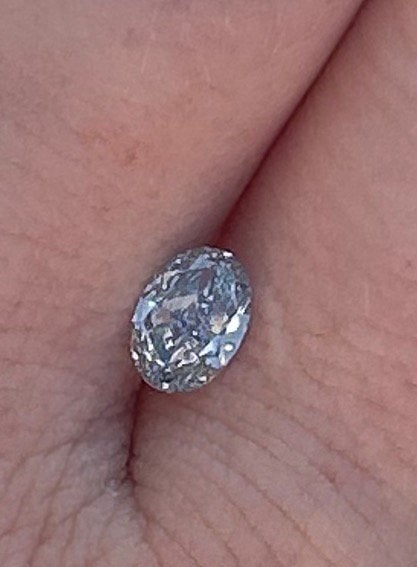 Blauwe lab diamant, Ophalen of Verzenden, Nieuw