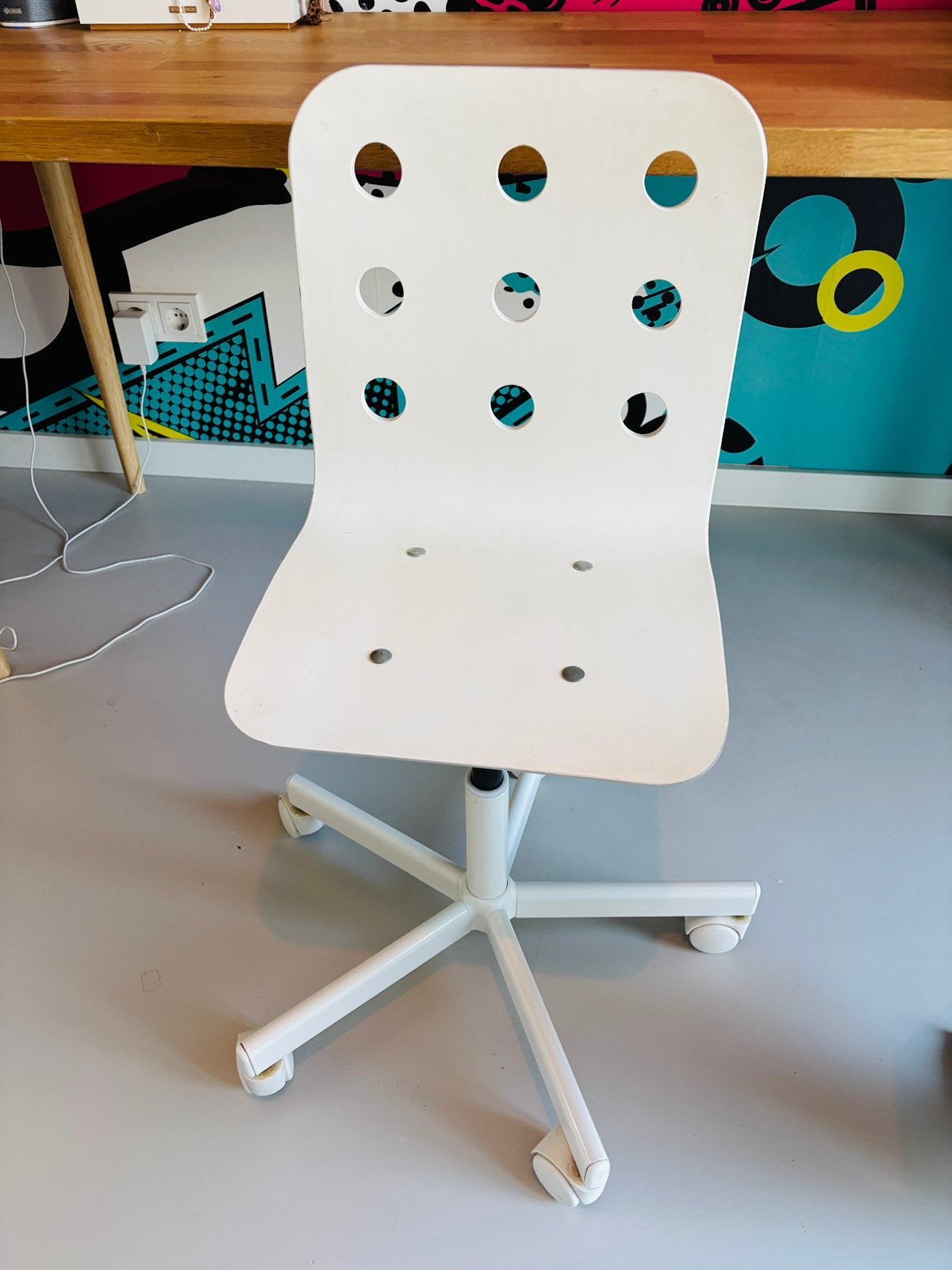 IKEA kinder bureaustoel JULES, Huis en Inrichting, Bureaus, Ophalen, Zo goed als nieuw
