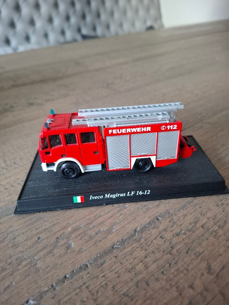 Iveco Magirus LF 16-12 - Del Prado - brandweer 1:72, Overige merken, Groter dan 1:32, Ophalen of Verzenden, Zo goed als nieuw