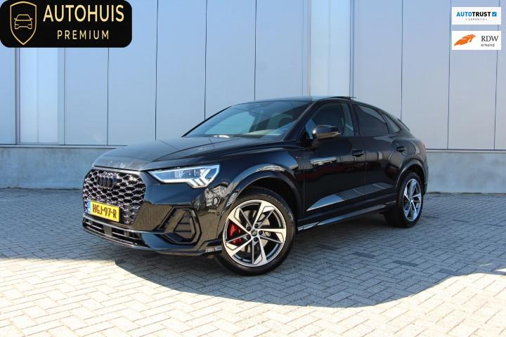 Audi Q3 Sportback 2.0 45 TFSI Quattro 245PK S-line Sportback, Auto's, Automaat, Euro 6, Zwart, 245 pk