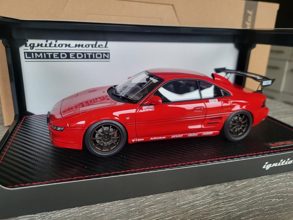 Toyota MR2 sw20 ignition models schaal 1:18, Hobby en Vrije tijd, Modelauto's | 1:18, Ophalen of Verzenden, Zo goed als nieuw