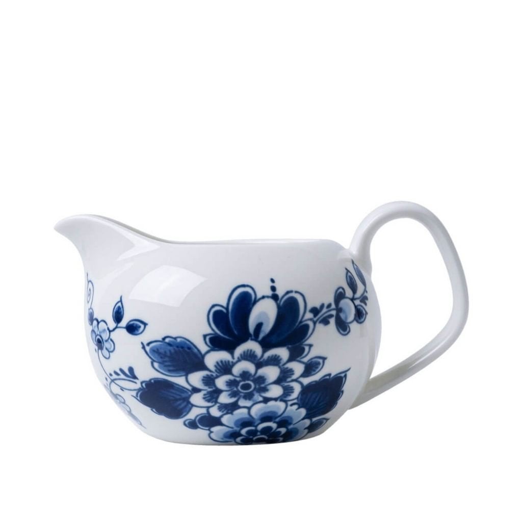 Heinen Delfts Blauw Paauw melkkannetje 180 ml, Kan, Overige merken, Keramiek, Ophalen of Verzenden