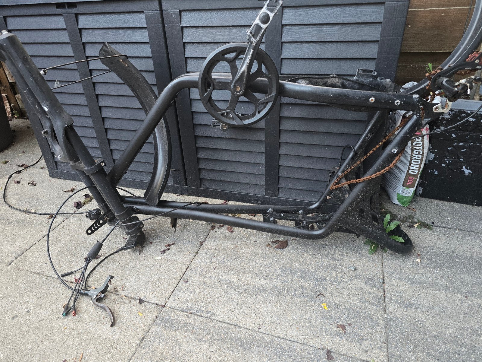 Fatbike onderdelen te koop - Frame, crankstel en meer, Ophalen, Frame, Gebruikt, Staal