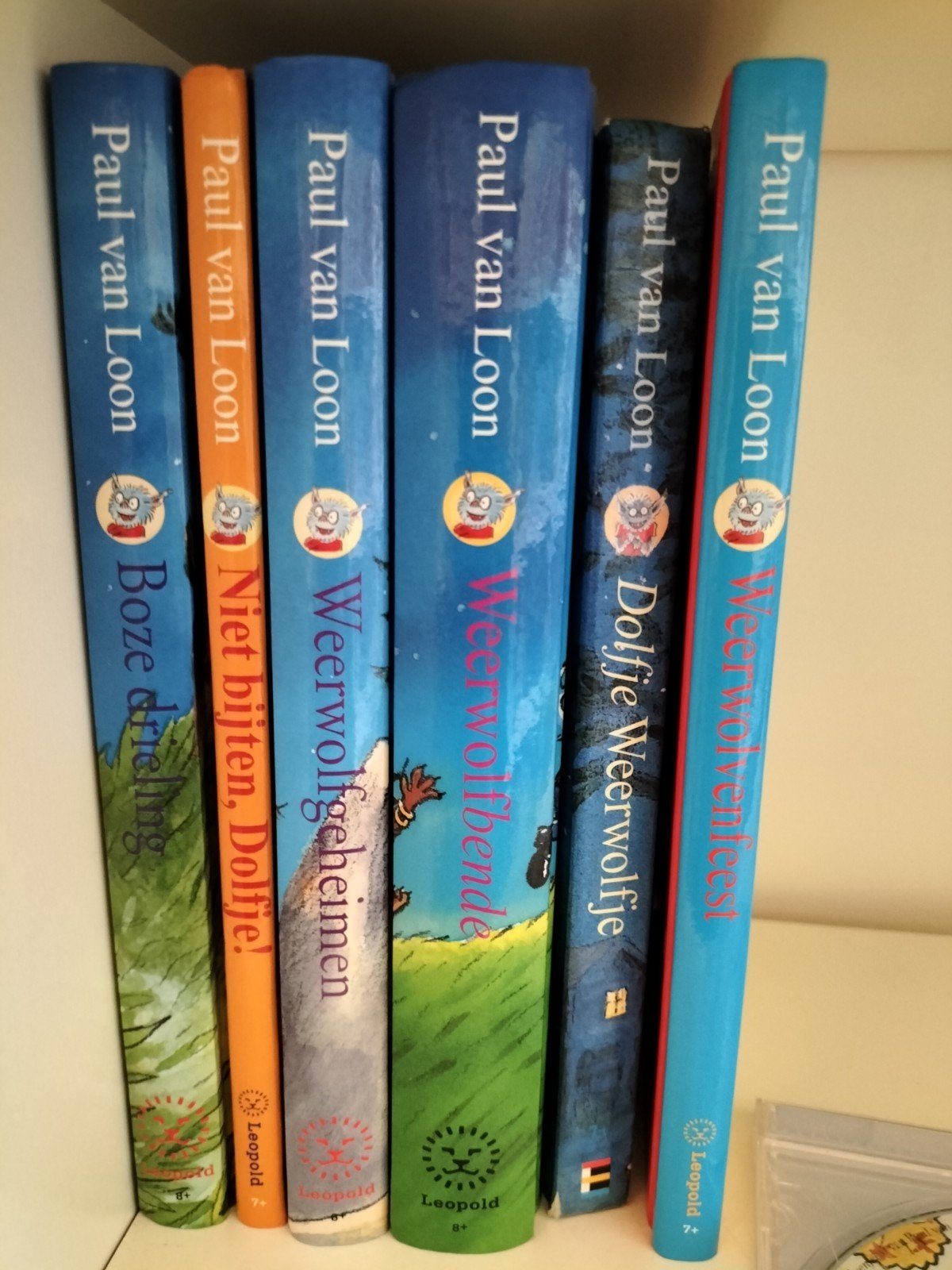 6 Dolfje Weerwolfje boeken en luisterboek van Paul van Loon, Boeken, Ophalen, Zo goed als nieuw, Paul van Loon