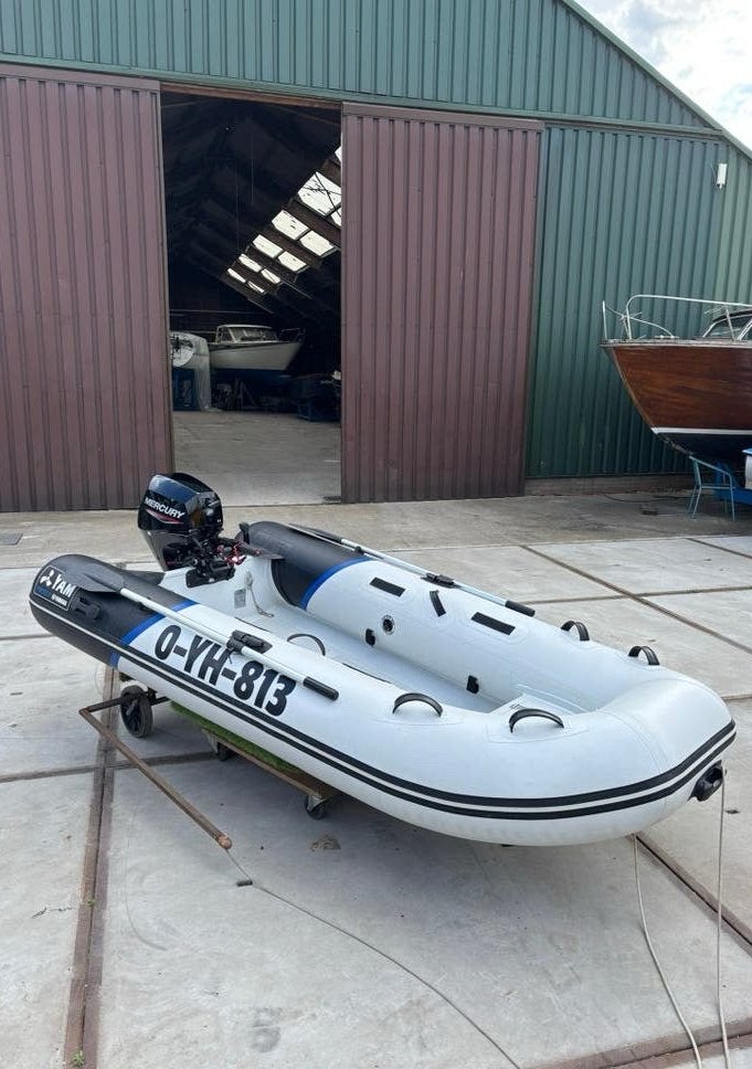 Yamaha ALU Rib 310 + 20pk Mercury, Watersport en Boten, Aluminium, Ophalen of Verzenden, Zo goed als nieuw, 3 m
