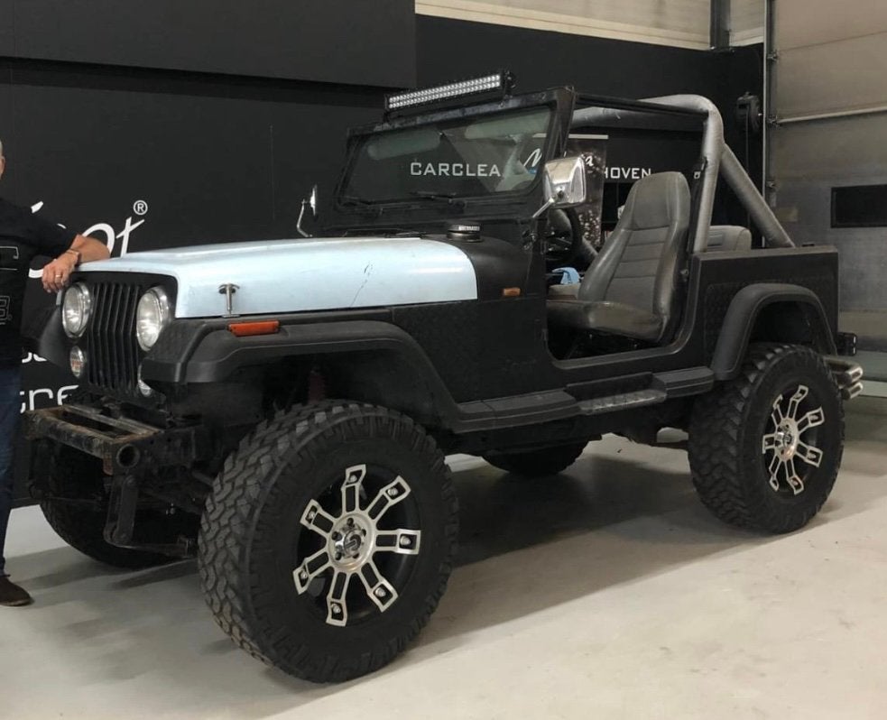 ‼️JEEP WRANGLER YJ 2.5 4WD ZWART HARDTOP ‼️, Auto's, Jeep, Bedrijf, Wrangler, 4x4, Open dak, Radio, Trekhaak, Benzine, SUV of Terreinwagen