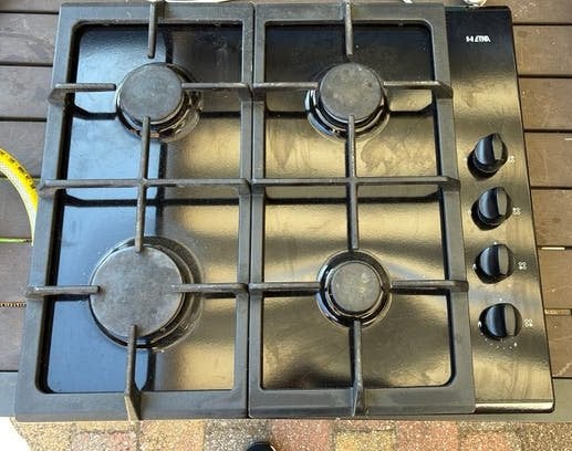 ETNA gaskookplaat, Ophalen, Gebruikt, 4 kookzones, Inbouw