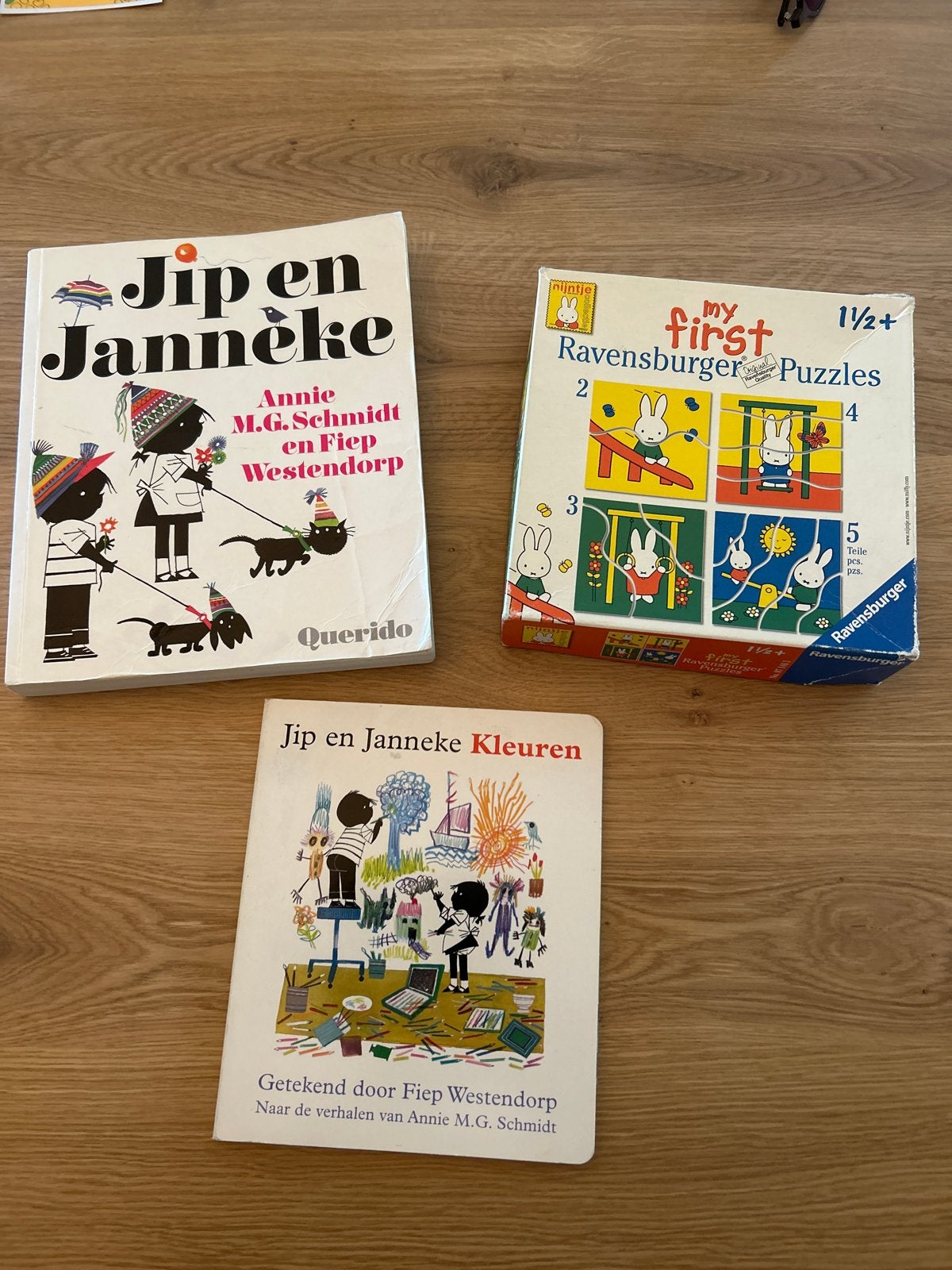 Jip en Janneke Boeken & Nijntje Ravensburger Puzzel Set, Kinderen en Baby's, Speelgoed | Kinderpuzzels, Ophalen of Verzenden, 10 tot 50 stukjes