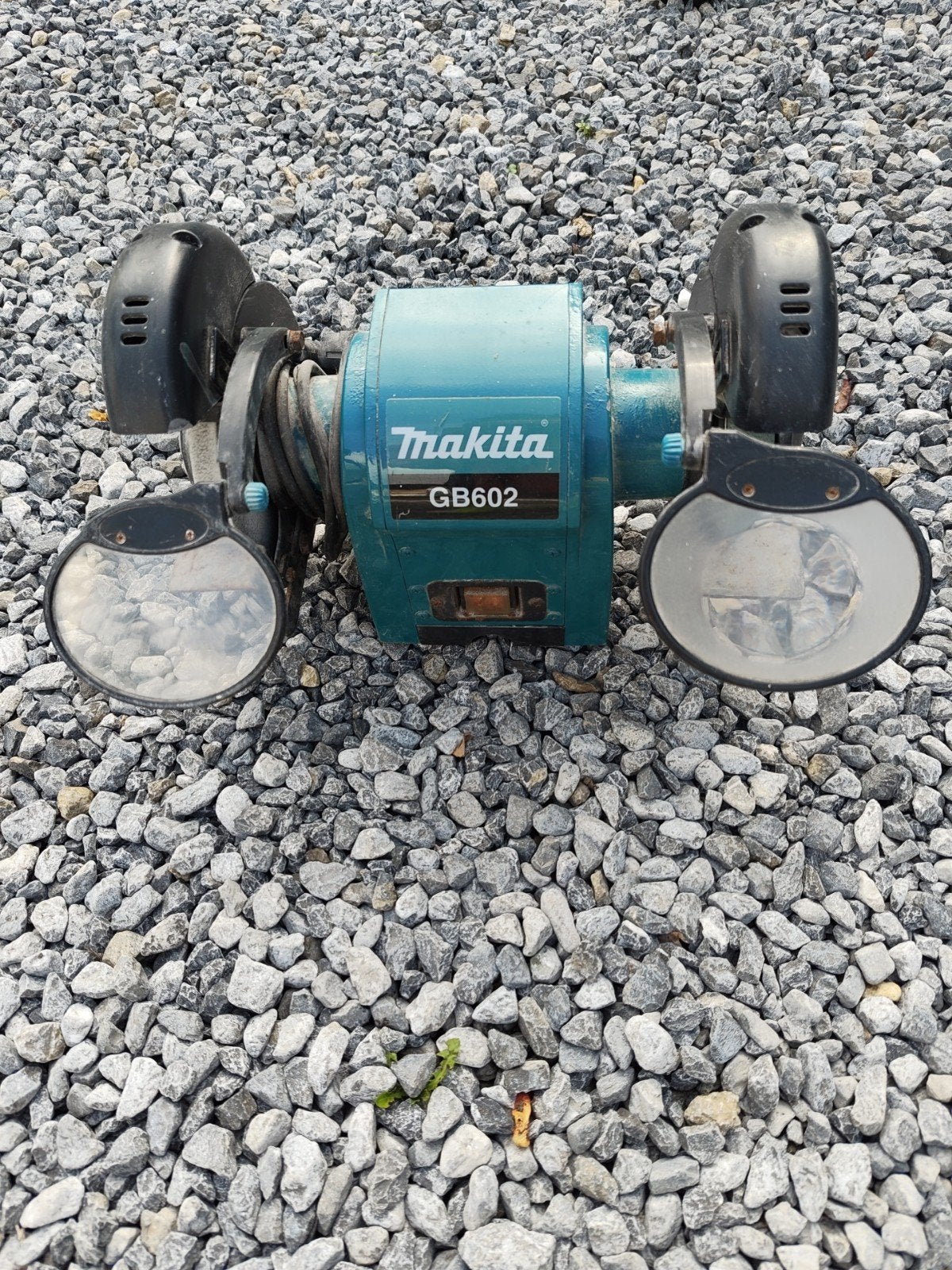 Makita GB602 Werkbankslijpmachine 250W, Ophalen, Gebruikt, Minder dan 700 watt, Werkbankslijpmachine
