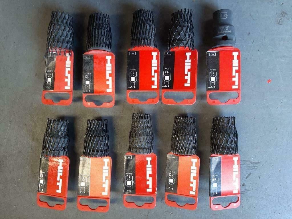 10x Hilti Krachtdoppen 13mm half Inch aansluiting Sw-AF 13-S, ., Nieuw, Ophalen of Verzenden, .