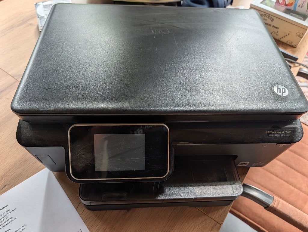 Te koop: HP Photosmart 6520 All-in-One, Hp, Kleur printen, Gebruikt, Inkjetprinter
