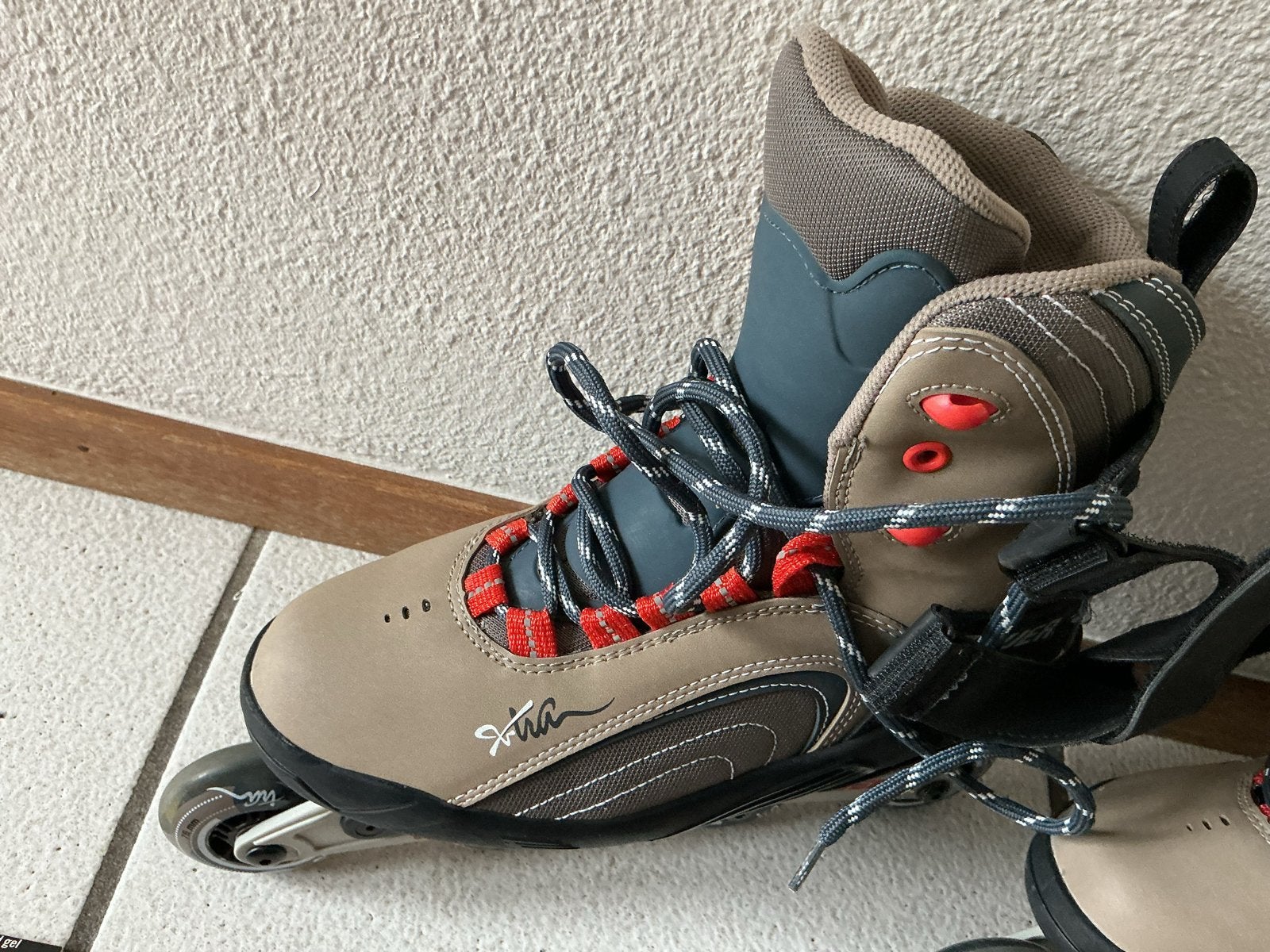 Bauer X-TRA 5.5 Inline Skates Maat 43 met Bescherming, Bauer, Heren, Ophalen of Verzenden, Zo goed als nieuw