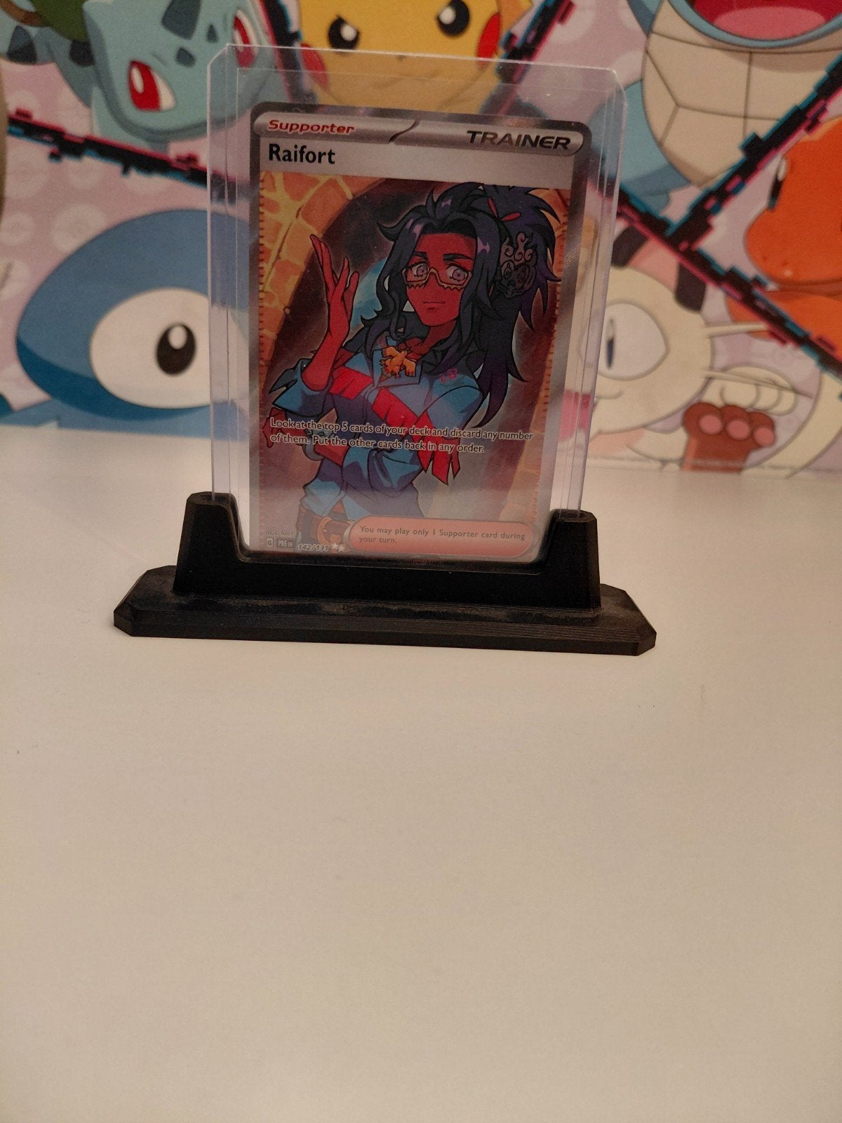 Raifort #142 full art trainer, Ophalen of Verzenden, Zo goed als nieuw, Losse kaart, Foil