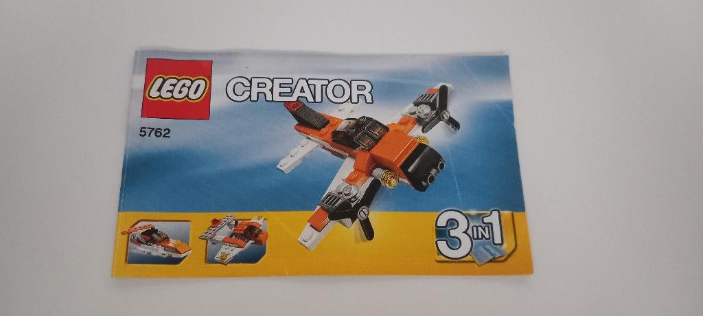 Lego Mini Vliegtuig 5762, Ophalen of Verzenden, Gebruikt, Complete set, Lego