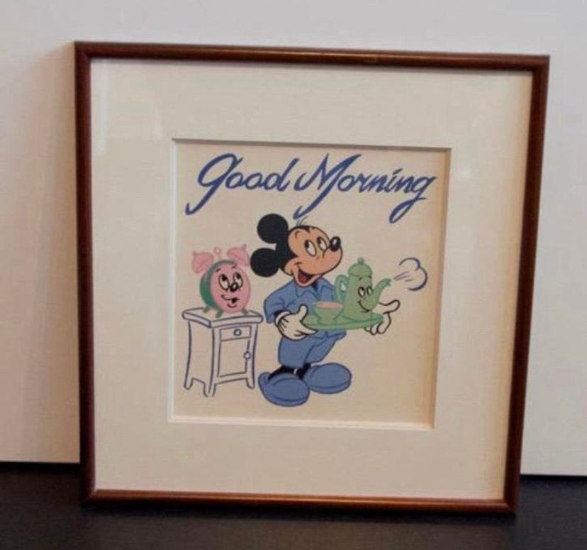 Prent Mickey Mouse, Antiek en Kunst, Ophalen of Verzenden