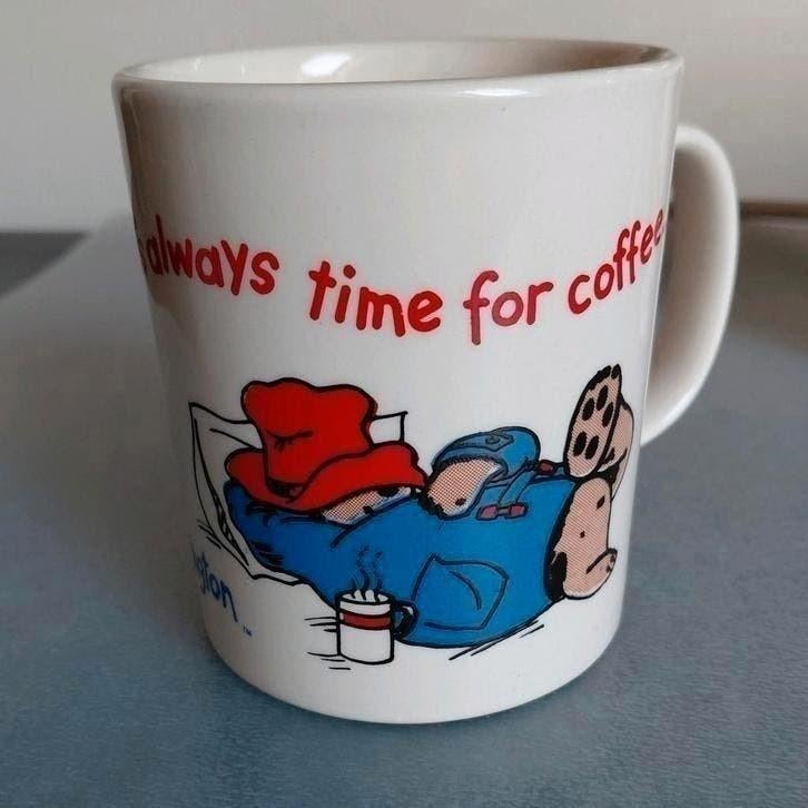Paddington It's Always Time For Coffee 1995 D.E. mok, ZGAN, Ophalen of Verzenden, Zo goed als nieuw, Kop(pen) en/of Schotel(s)