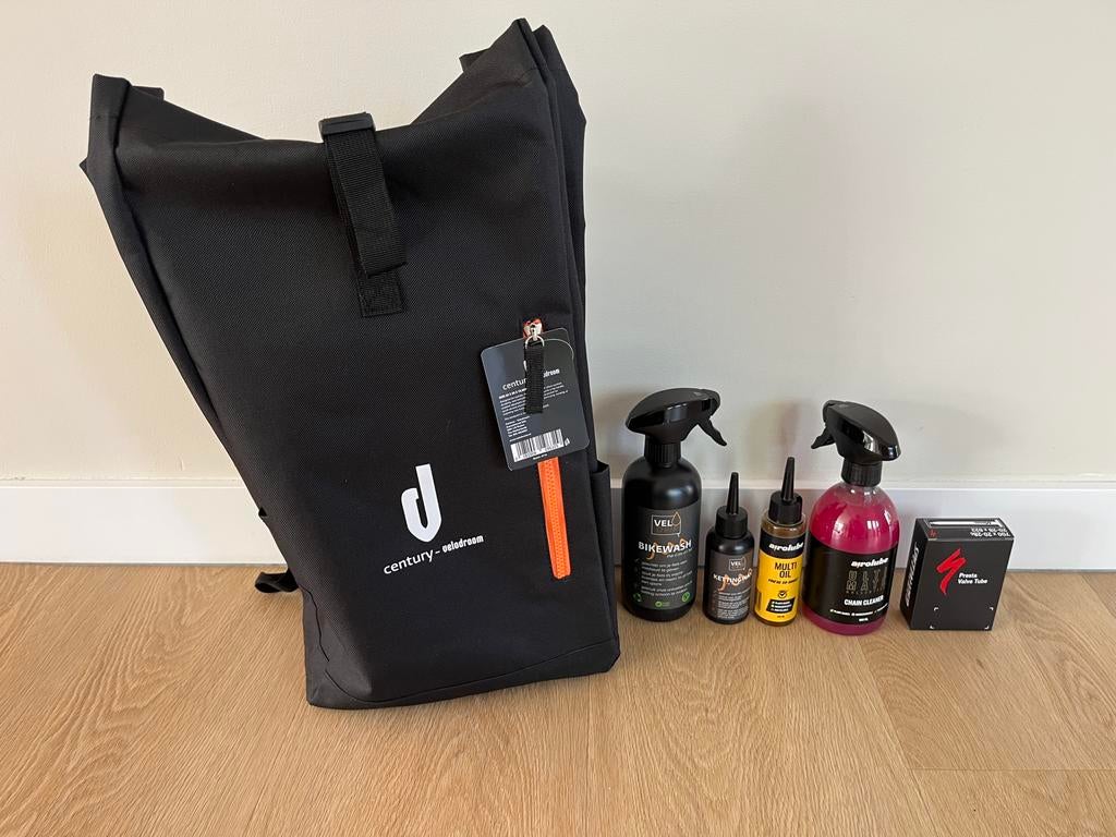 Velodroom Century Backpack en fietsonderhoud pakket, Ophalen of Verzenden, Nieuw