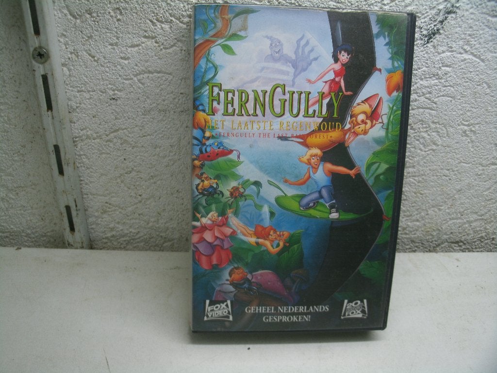 vhs 217a fern gully het laatste regenwoud ned. gespr, Alle leeftijden, Ophalen of Verzenden, Gebruikt, Overige typen