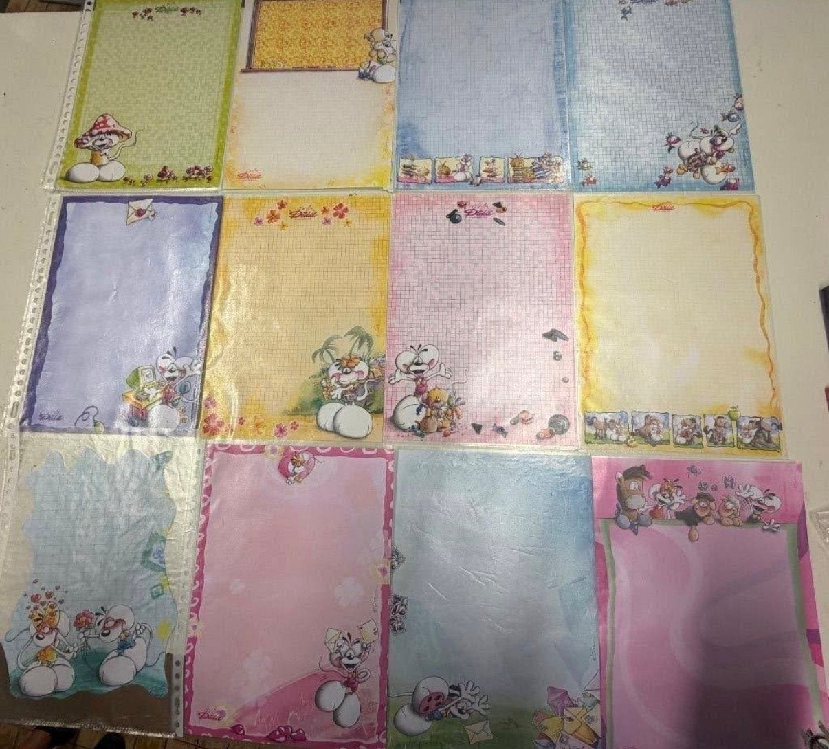 Diddl plaatjes, Verzamelen, Ophalen of Verzenden, Diddl, Zo goed als nieuw, Papier, Kaart of Schrift
