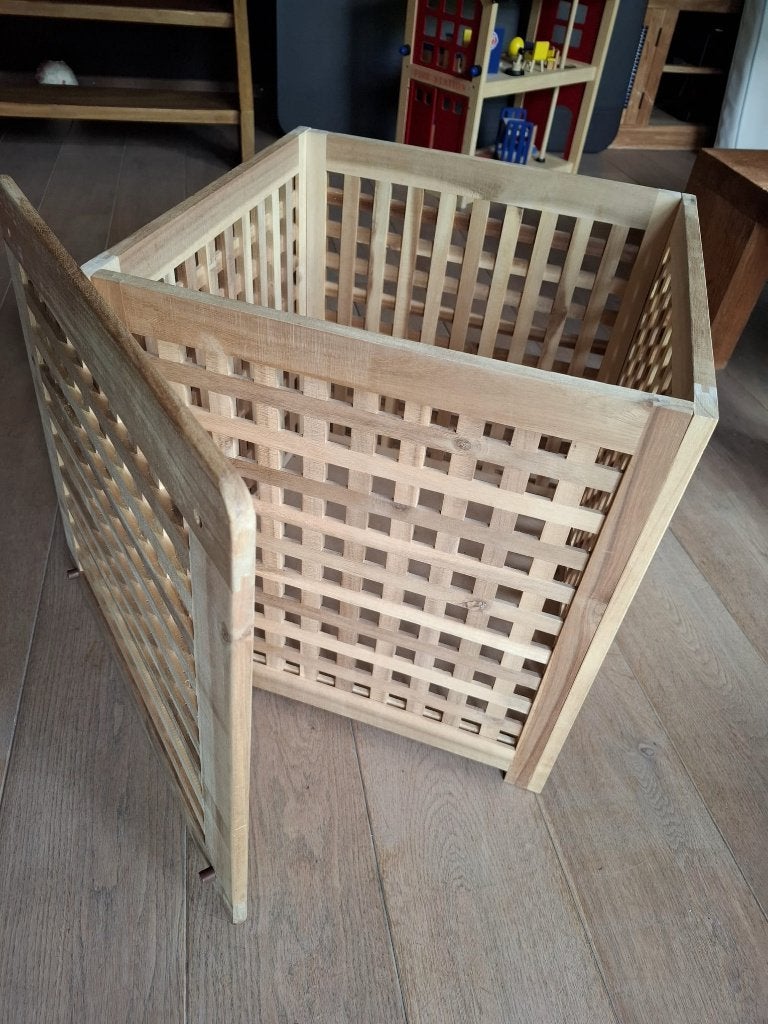 Mooie houten opbergbox, Ophalen, Zo goed als nieuw, Jongen of Meisje