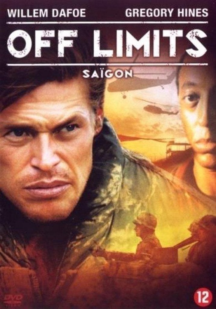 Off Limits (1988) DVD Willem Dafoe Gregory Hines VIETNAM, Alle leeftijden, Drama, Ophalen of Verzenden, Zo goed als nieuw
