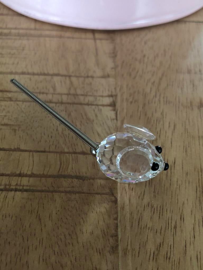 Swarovski kristallen muisje in perfecte staat, Verzamelen, Swarovski, Ophalen of Verzenden, Zo goed als nieuw, Figuurtje
